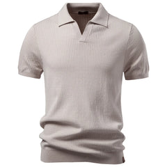 Men's "Old Money" Luxury Polo | Elegant Four-Season Breathable Essential