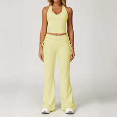 Women's 2-Piece Yoga Set | High Waist Leggings & Sports Bra Workout Tracksuit Gym Activewear
