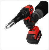 20V Brushless Auto Rivet Gun – 3.2–4.8mm Cordless Riveting Tool for Metalwork - Milwaukee battery - Nut
