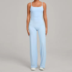 Women's 2-Piece Push-Up Yoga Tracksuit | High Waist Leggings & Fitness Bra Workout Gym Sportswear