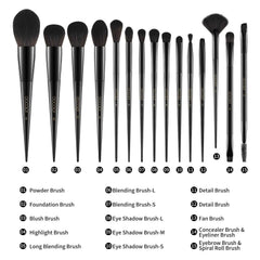 Professional Master Artist Brush Collection – 10 to 30 Piece Premium Vanity Sets