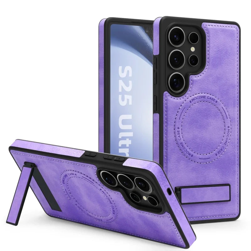 Stand Holder Magnetic Case For Samsung Galaxy S25 Series by Snagg A Phone Case