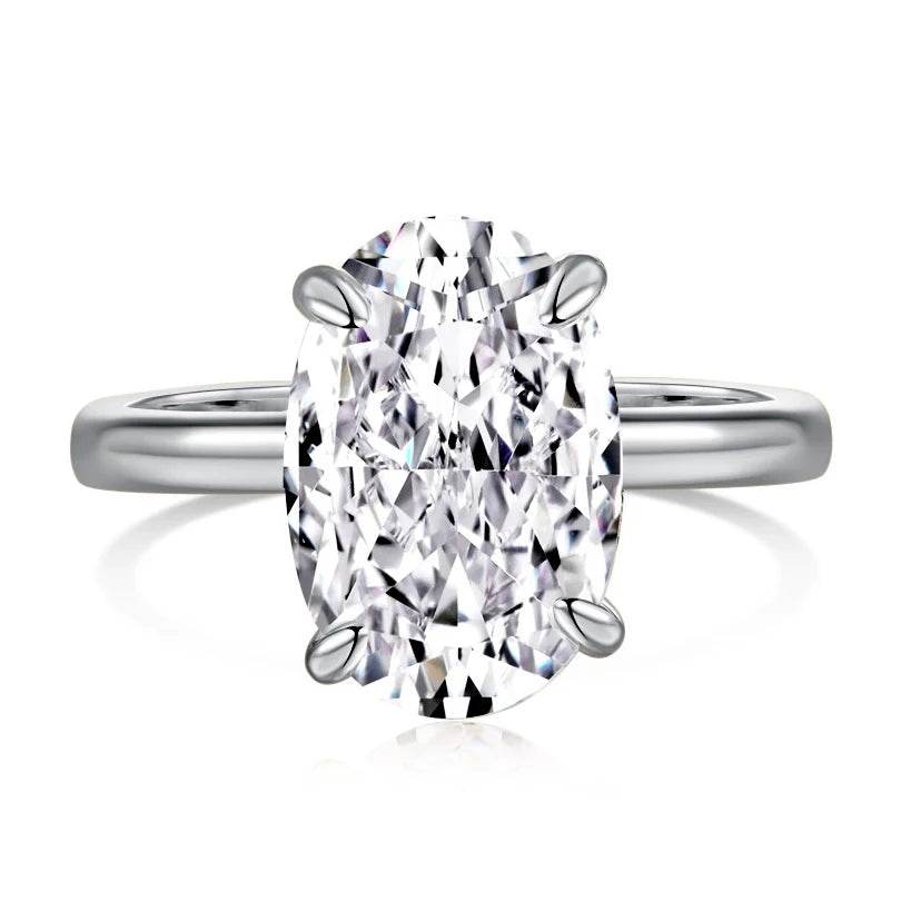 5ct Oval Moissanite Ring - SnaggIt
