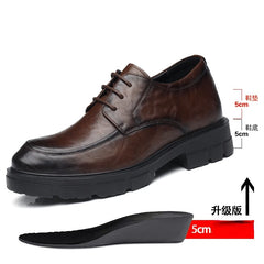 Men’s Height-Increasing Leather Dress Shoes by Snagg A Shoes