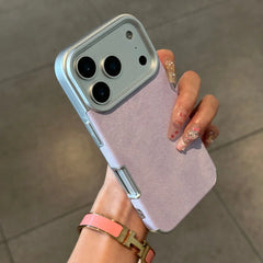 Luxury Jeans Fabric Soft Plating Shockproof Case – for iPhone 17 Series - Phone Cases & Covers