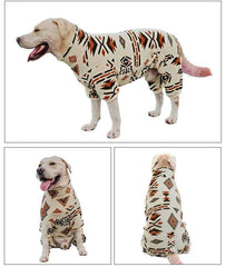 Fleece Turtleneck Dog Pyjamas – Soft Warm Winter Onesie for Small, Medium & Large Dogs (M–5XL)