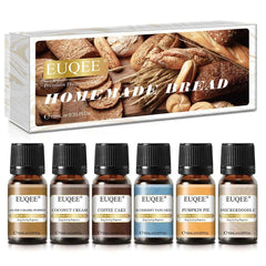 6 Piece Fragrance Oil Collection – 10ml Pure Natural Aroma Diffusion Set for Wellness & DIY Crafting