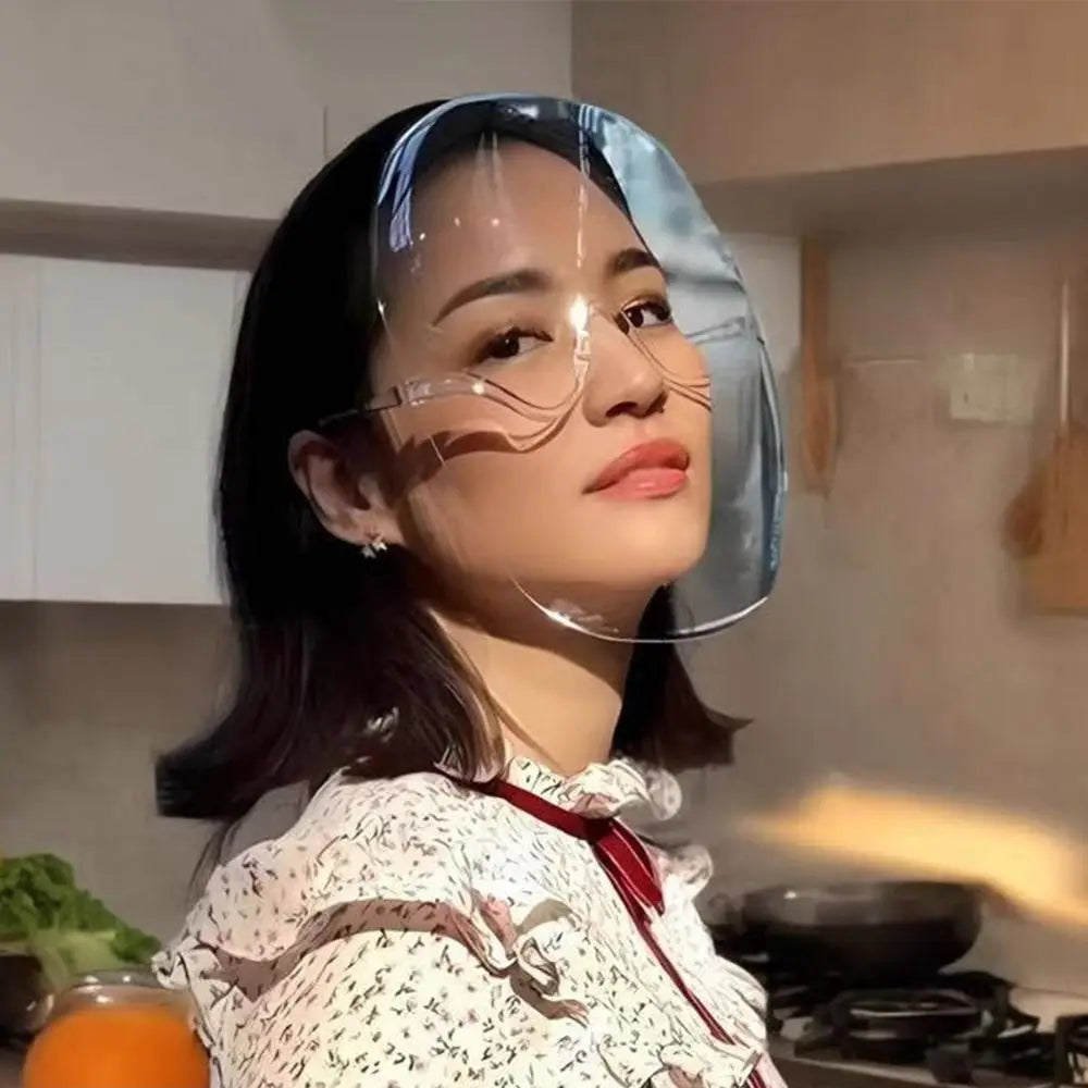 2pcs Transparent Full Face Protective Mask by Snagg A Face Shield