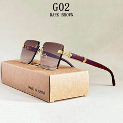 2025 Rimless Square Sunglasses - SnaggIt