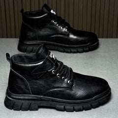 Men’s British Workwear Mid-Top Boots by Snagg A Shoes