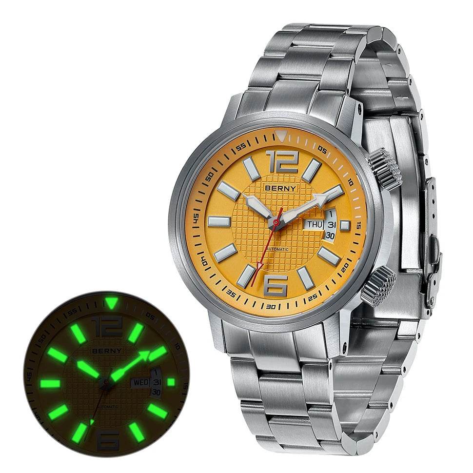 BERNY AM7081M Diver Automatic Watch - SnaggIt