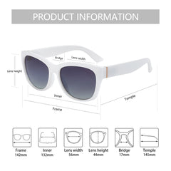 Vintage Oversized Polarized Sunglasses by Snagg It Sunglasses