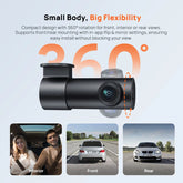 2K QHD Smart Dash Cam | 1440P Night Vision & Voice Control