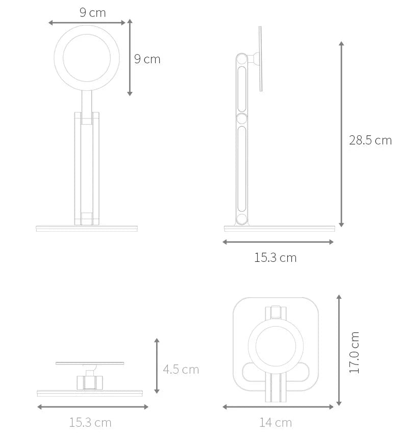 Metal Magnetic Tablet Stand by Snagg A Tablet Holder