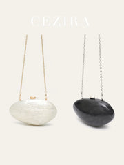 Shell-Shaped Acrylic Evening Clutch by Snagg It Purses