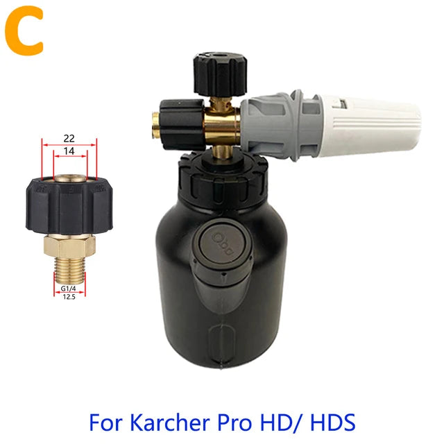 1L Pressure Washer Foam Cannon by Snagg A Foam Cannon