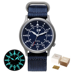 Titanium Quartz Watch – Rugged Elegance by Snagg A Watch