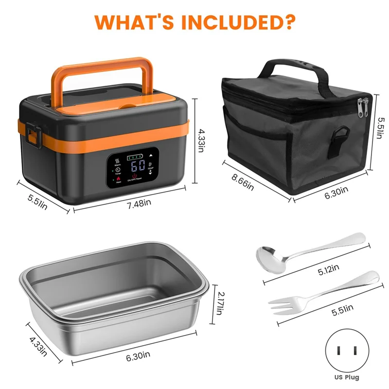 Cordless Electric Lunch Box by Snagg A Lunch Bag