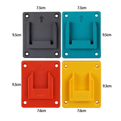 Cordless Drill & Power Tool Wall Mount Holder Compatible with Makita, DeWalt, Bosch & Milwaukee 18V Tools