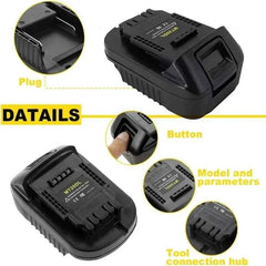 MT20DL battery converter for Makita 18V batteries to DeWalt 20V tools – image 5