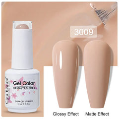 Professional 15ml HEMA & TPO Free Gel Polish – High-Performance Red & Multi Tone Semi Permanent Varnish