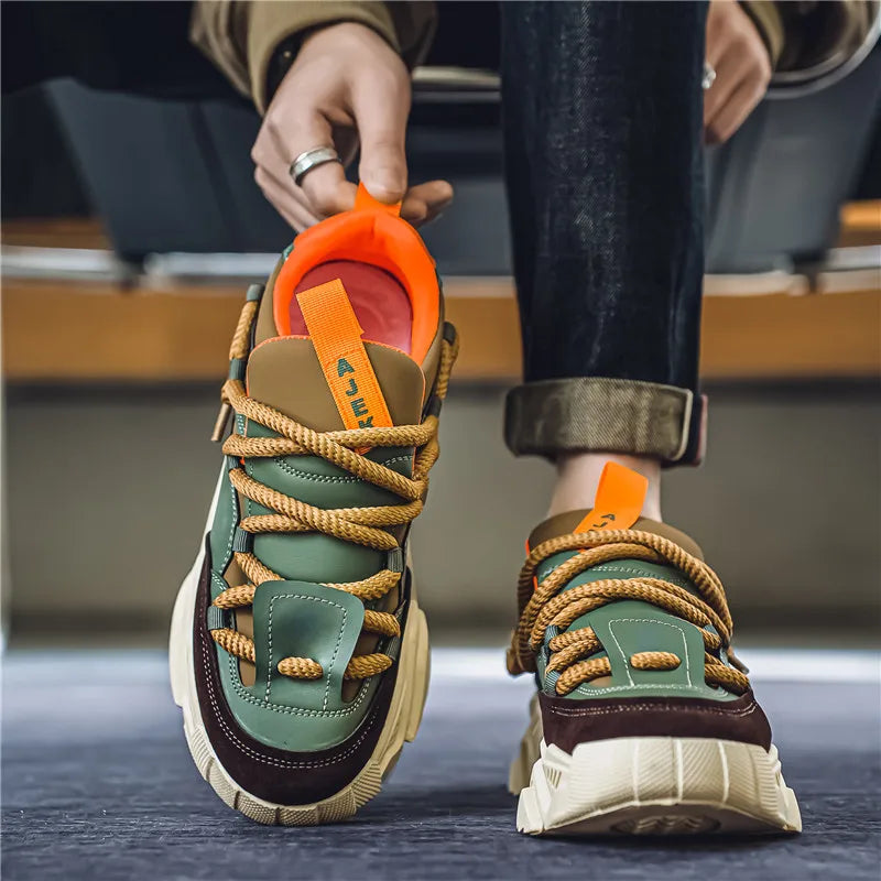 Men’s Low-Top Skateboard Sneakers by Snagg A Shoes