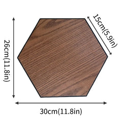 10 PCS Wood Grain Wall Stickers by SnaggIt