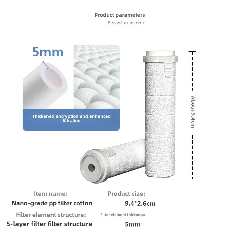 High Pressure Shower Head – 5 Modes with Filter & One-Key Stop by Snagg A Shower Head