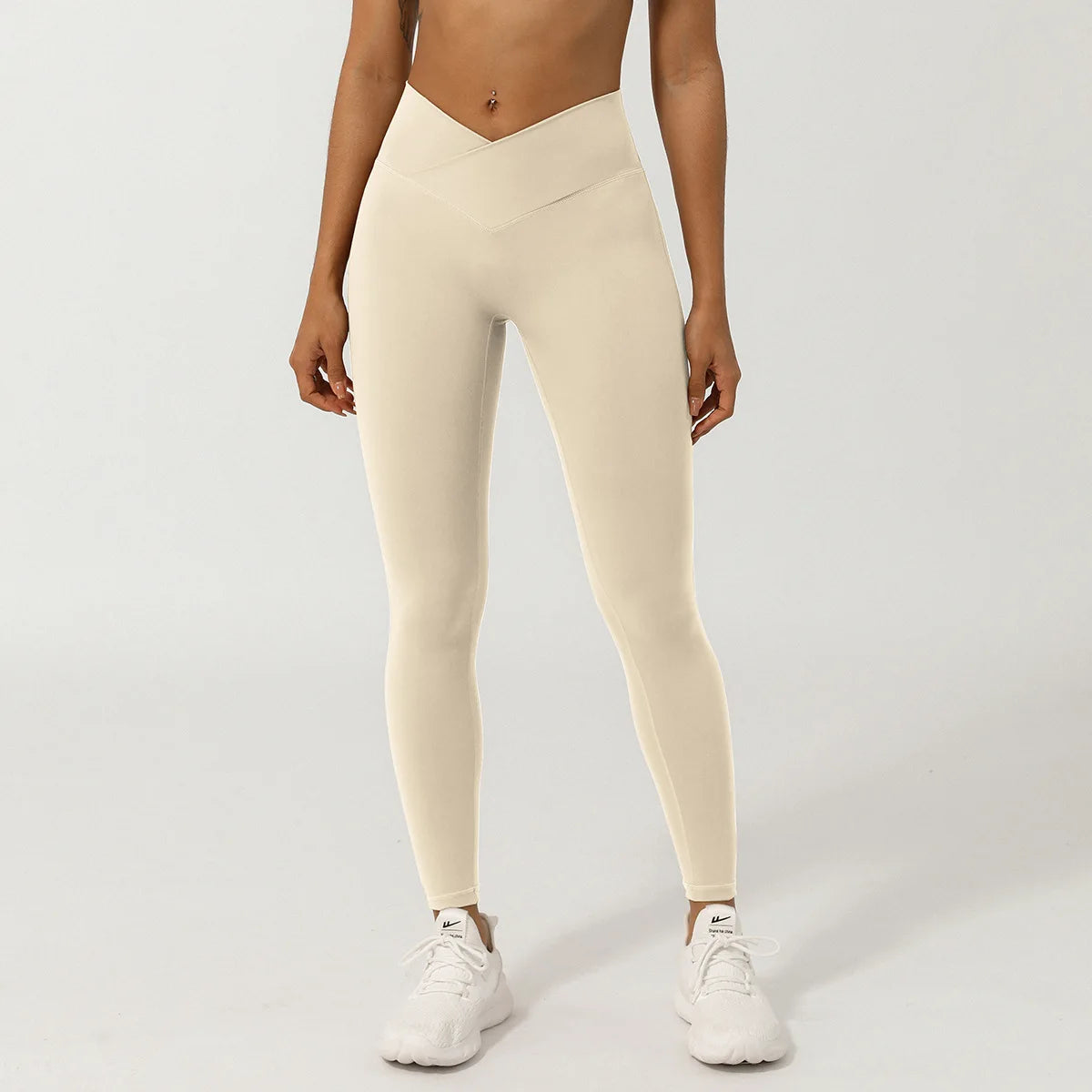 Women's Cross Waist Push-Up Yoga Leggings | High Waist Quick-Dry Gym Jogging Workout Tights