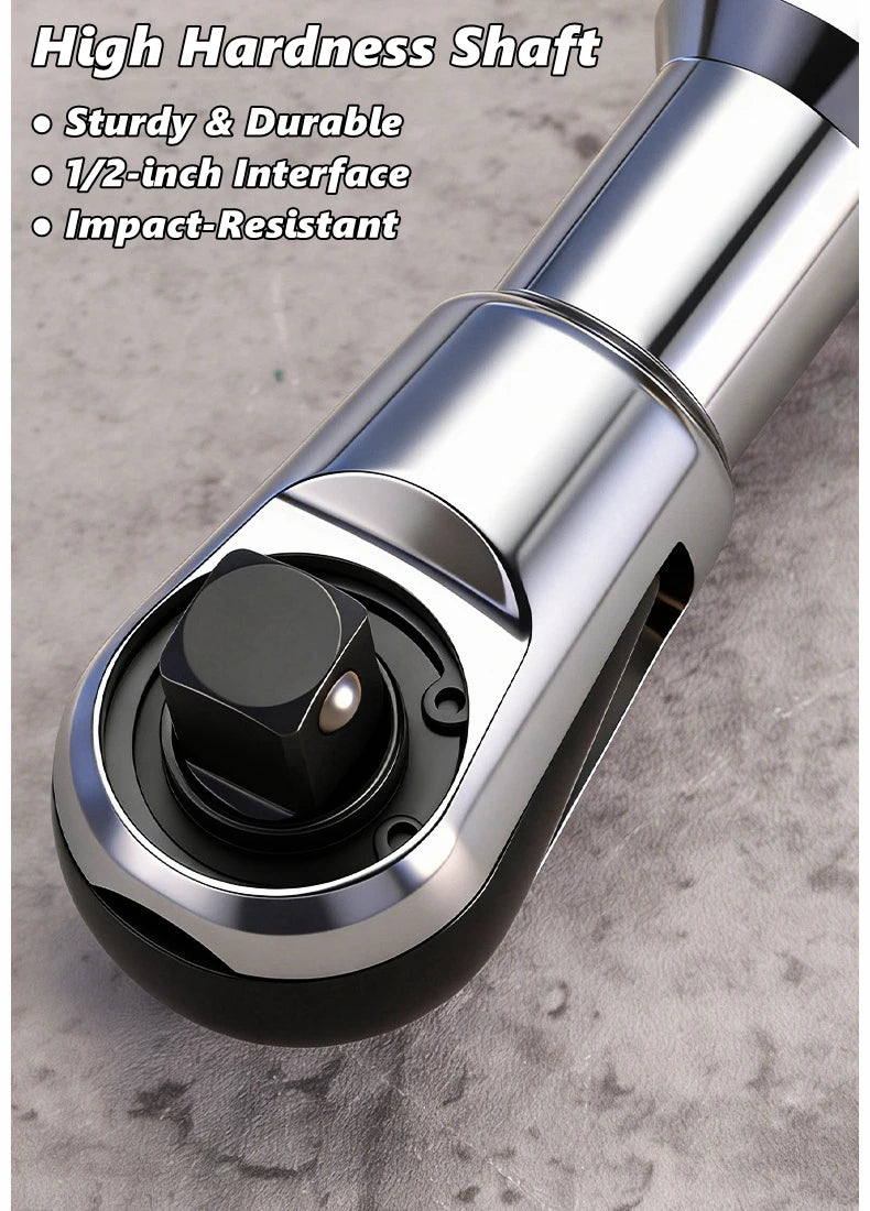 Manual & Automatic Self-Contained Ratchet Extension Wrench – Electric Car Wrench for Four-Wheel Alignment