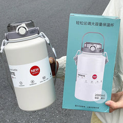 2.0L Ultra Capacity Sports Jug | Dual-Lid System & 24H Cooling