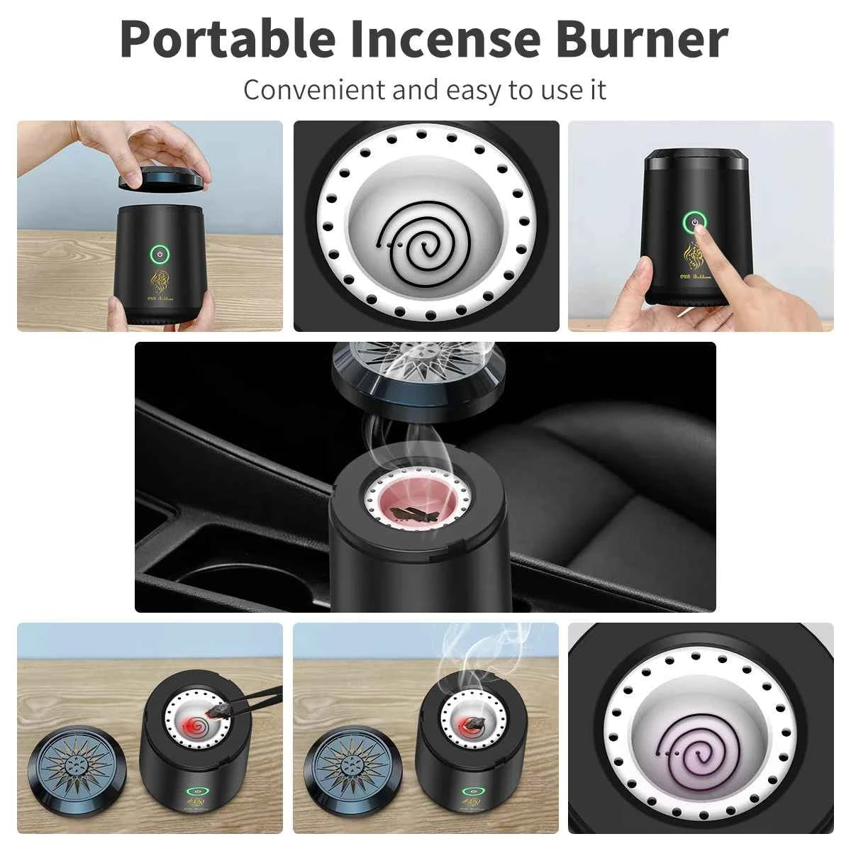 Portable Electric Bakhoor Incense Burner