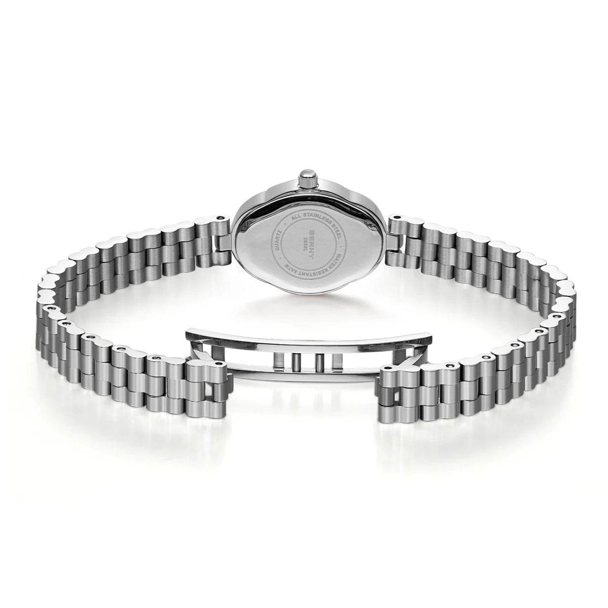 BERNY Women’s Small Quartz Watch & Bracelet Set - SnaggIt
