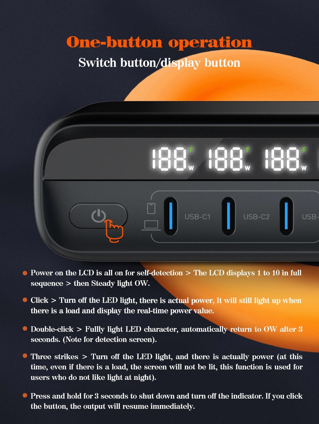 140W Fast Charger Type C Digital Display by Snagg A Charging Station