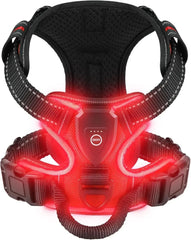 LED Luminous Dog Harness by Snagg A Harness