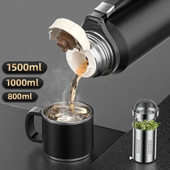 Stainless Steel Vacuum Flask For Tea And Coffee Pro Home by Snagg A Mug