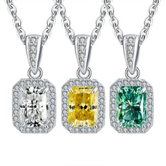 5×7MM Moissanite Pendant Necklace - SnaggIt