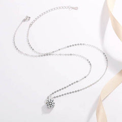 1–3ct Colorful Moissanite Pendant Necklace - SnaggIt