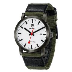 BERNY Swiss Railroad Automatic Watch - SnaggIt
