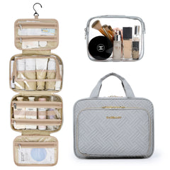 2-Piece Multifunction Makeup & Cosmetic Bag Set – Large Capacity Portable Travel Organiser for Women