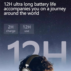Stylish Wireless Bluetooth Headphones (Long Battery Life) by Snagg A Headphone