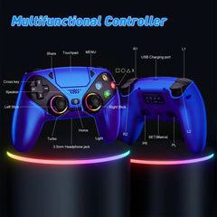 RH-5188 RGB Wireless Controller - Full Hall Effect & Programmable Precision for PS5