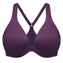 Front Closure Plunge Bra | Seamless Underwire Racerback Full Coverage