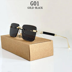 Rimless Square Sunglasses by Snagg A Shades