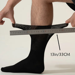 Men’s Diabetic Support Socks, Moisture Wicking, Non Binding Comfort (6 Pair )