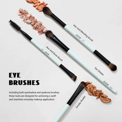 10 Pcs Double Sided Makeup Brush Set