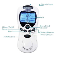 Digital TENS Machine – Electronic Pulse Muscle Stimulator for Pain Relief