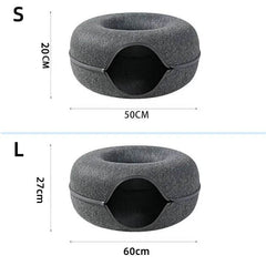Cat Tunnel Donut Bed - SnaggIt