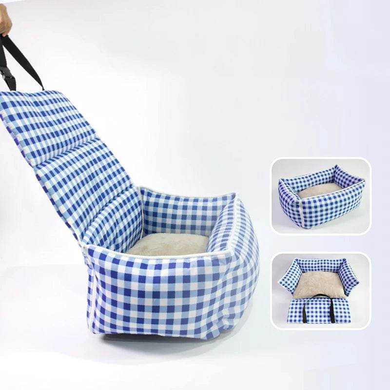Detachable Dog Car Seat & Foldable Travel Bed - SnaggIt