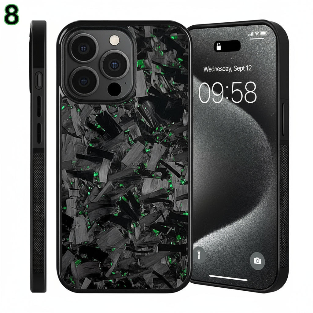 Magnetic Real Forged Carbon Case for iPhone 17 Series by Snagg A Phone Case